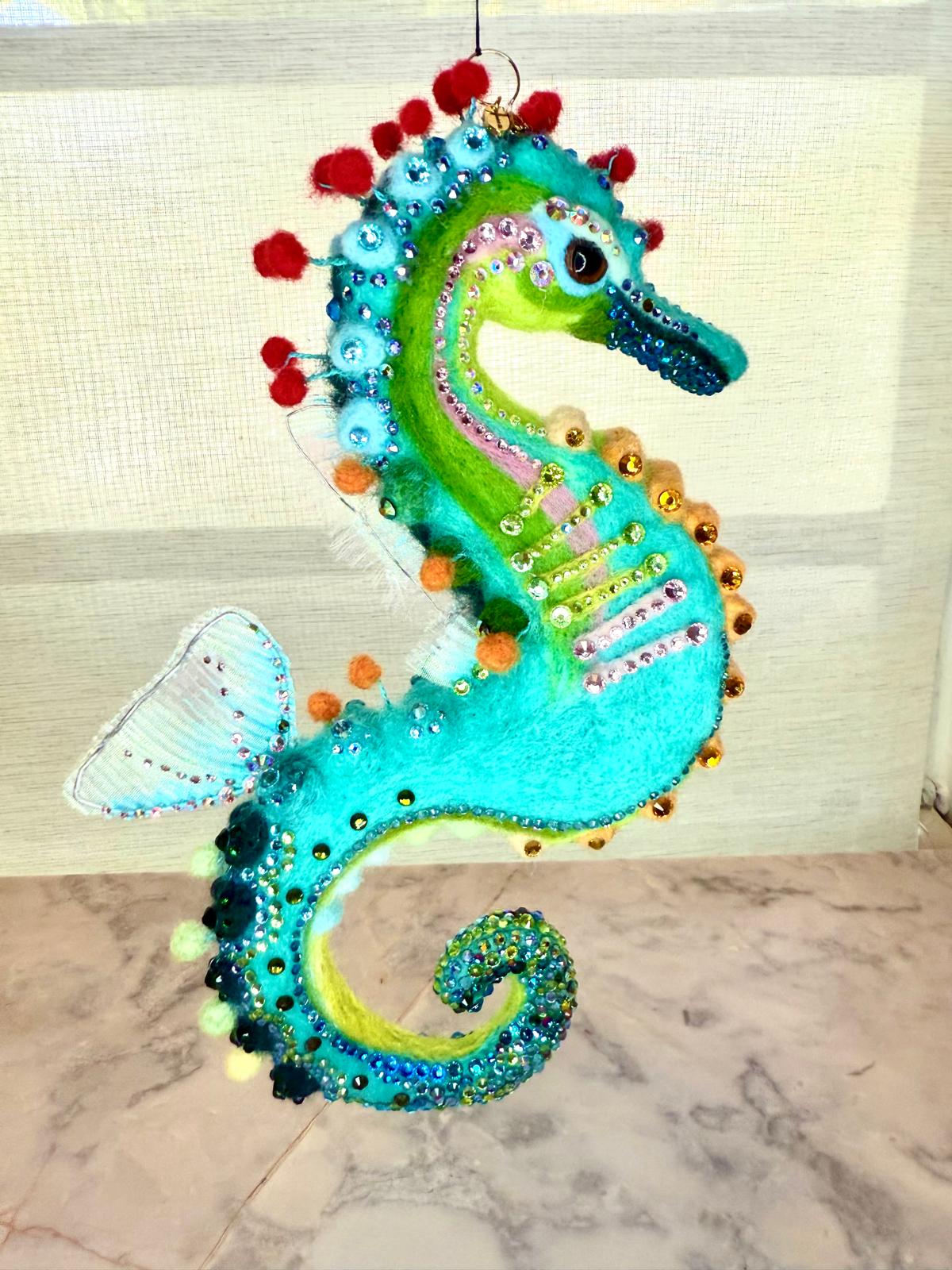Jewel of the Deep: Enchanted Reef Seahorse