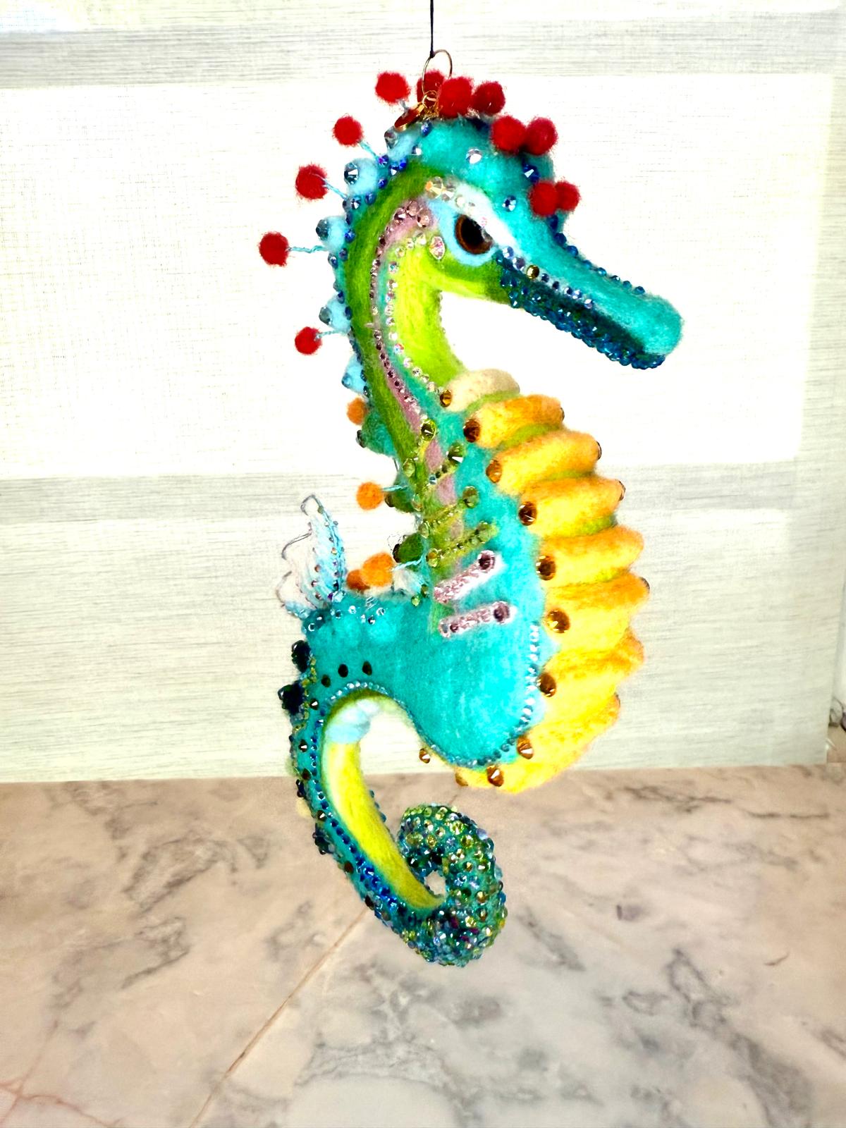 Jewel of the Deep: Enchanted Reef Seahorse
