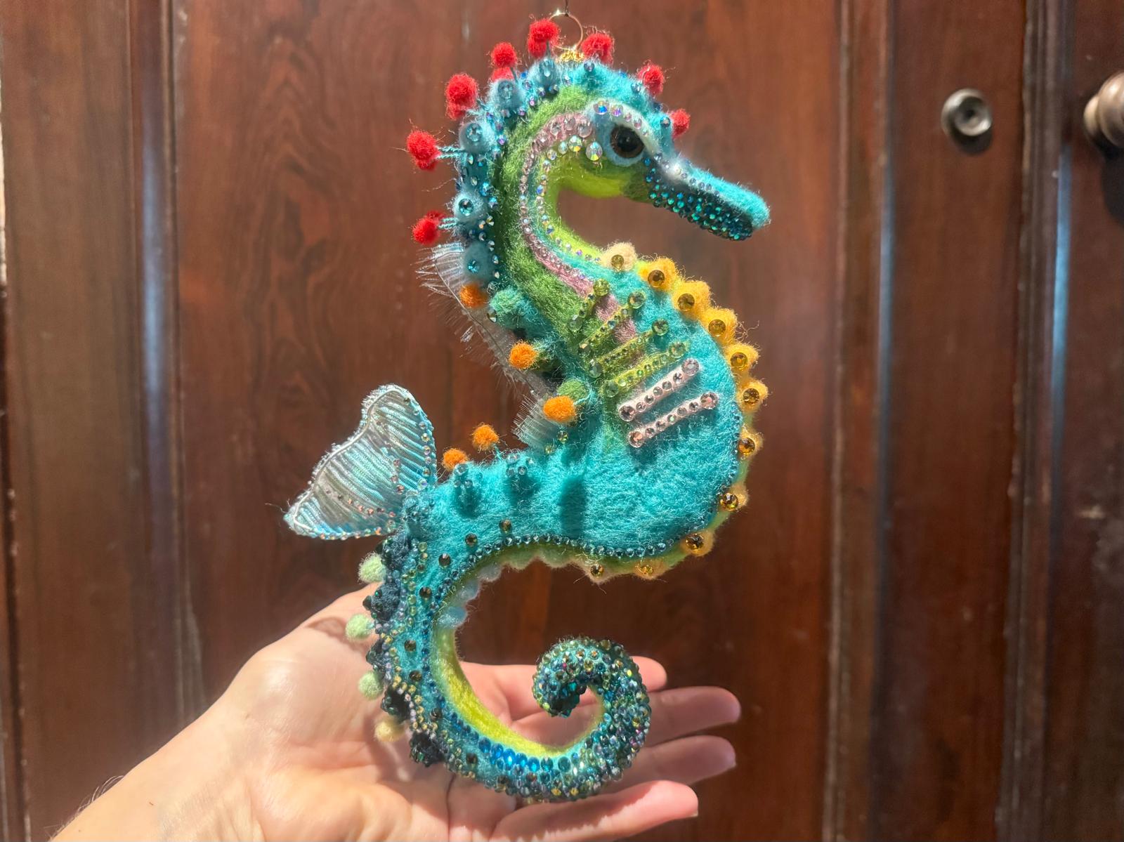 Jewel of the Deep: Enchanted Reef Seahorse