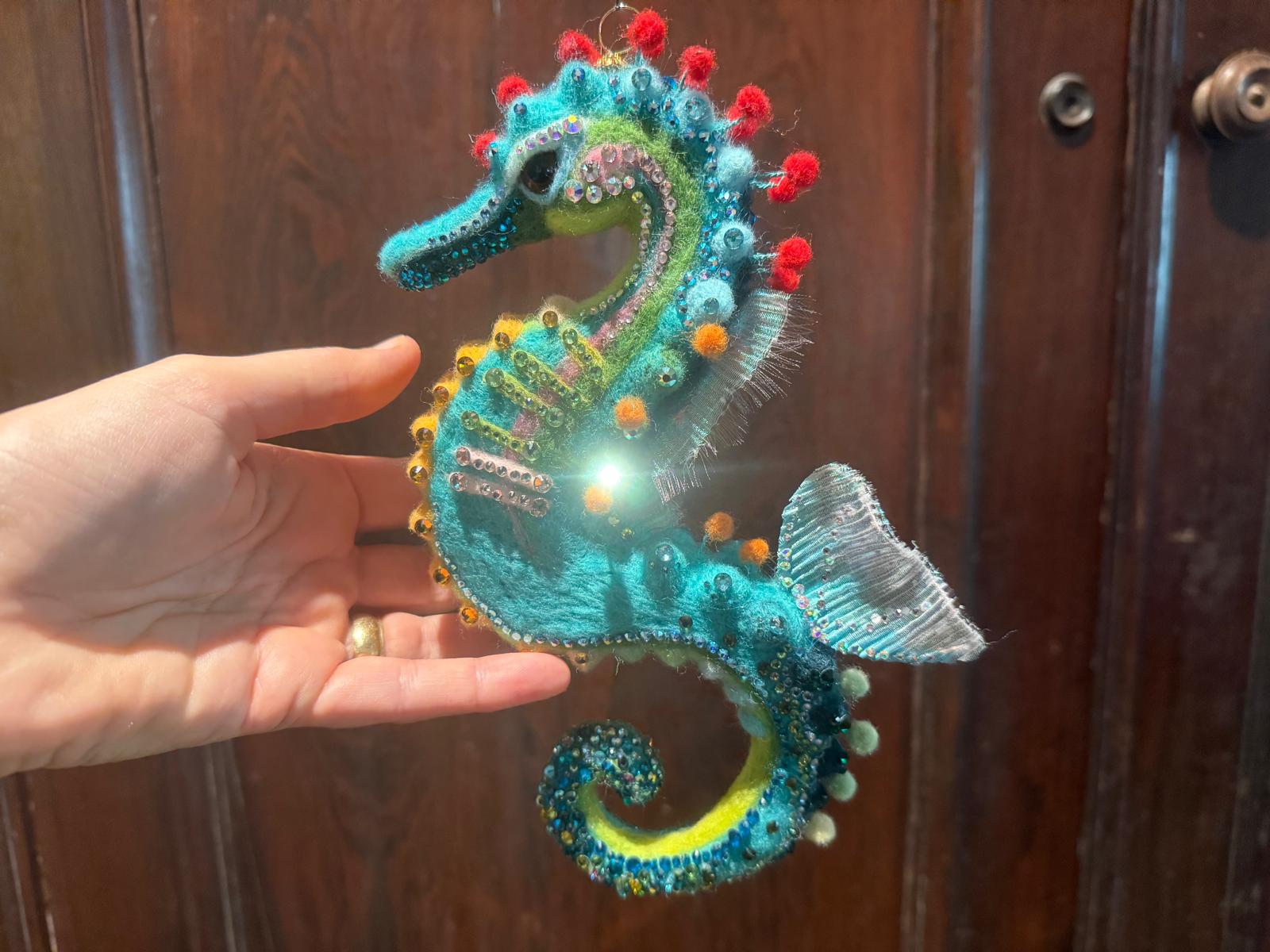 Jewel of the Deep: Enchanted Reef Seahorse