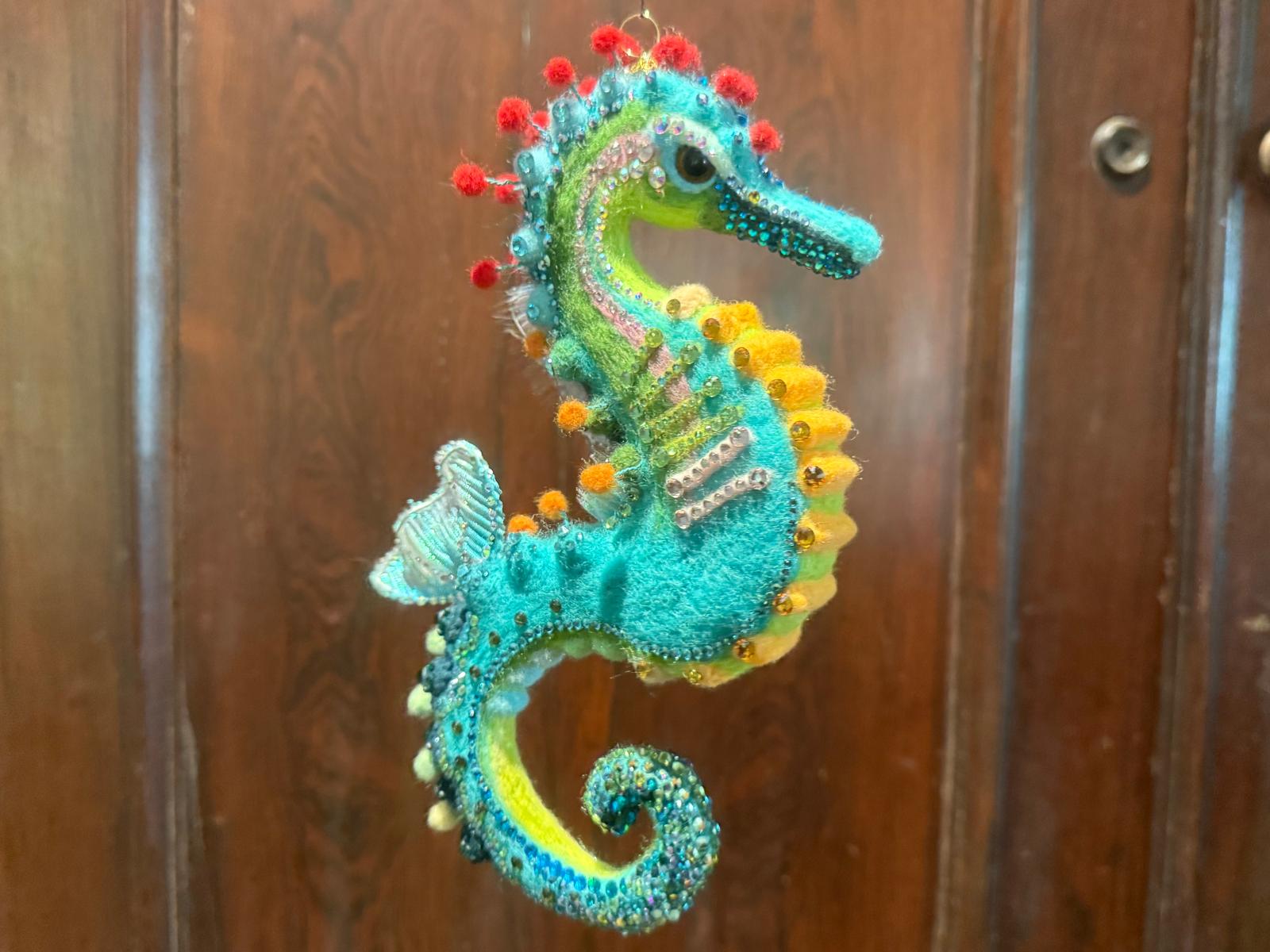 Jewel of the Deep: Enchanted Reef Seahorse